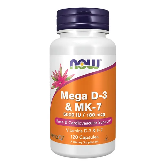 Agora Suplementos, Mega D-3 & Mk-7, 5000 Iu 180 Mcg, Bone & Chocolate