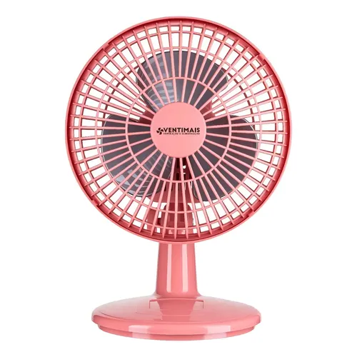 Ventilador Mini Turbo 20cm Rose/prata Ventimais Cor da estrutura Rosé Cor das pás Prata Diâmetro 20 cm Frequência 60 Material das pás Plástico Quantidade de pás 3