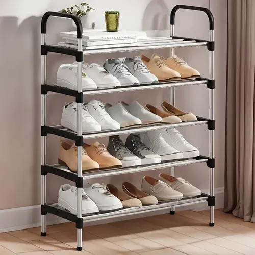 Bolsa De 5 Níveis Empilhável Estante Montable Organizer