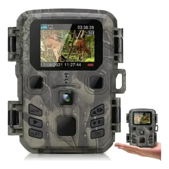 Câmera Fdc 3mp Ir Visão Noturna Compacta 5x Bateria