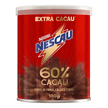 Achocolatado Nescau Extra Cacau em Lata de 180g