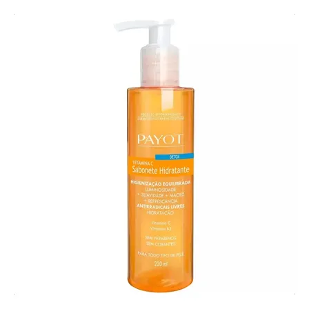 Sabonete Facial Detox Payot Vitamina C Hidratação E Luminosidade 220ml Todo Tipo De Pele Dia/noite