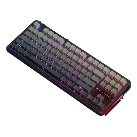 Teclado Mecânico Sem Fio Aula F87pro Bluetooth De 3 Modos