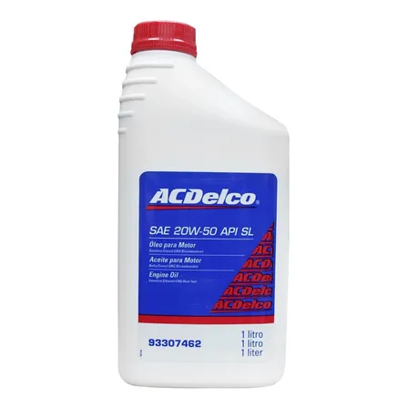 Óleo Lubrificante ACDelco 20w50 Mineral API SL 1 Litro