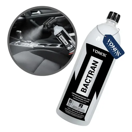 Bactran 1,5L Vonixx Limpa Estofados E Carpetes Automotivos