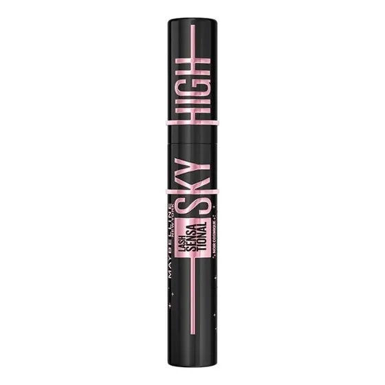 Máscara de Cílios Lavável com Extrato de Bambu e Escova Flexível, Edição Especial, Lash Sensational Sky High Cosmic Black Maybelline NY 7,2ml