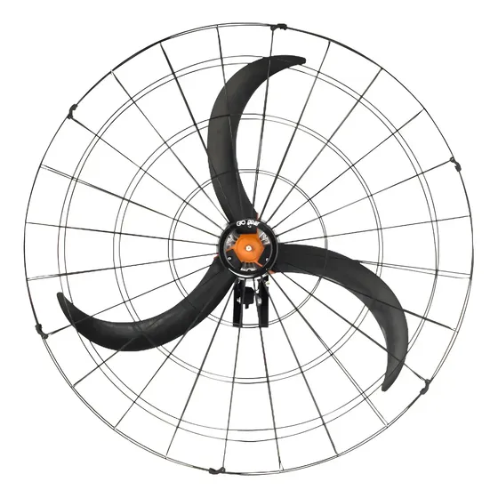 Ventilador De Parede Goar V100nf2 Com 3 Pás Preto Estrutura Preto, 1m De Diâmetro 1 M 220v