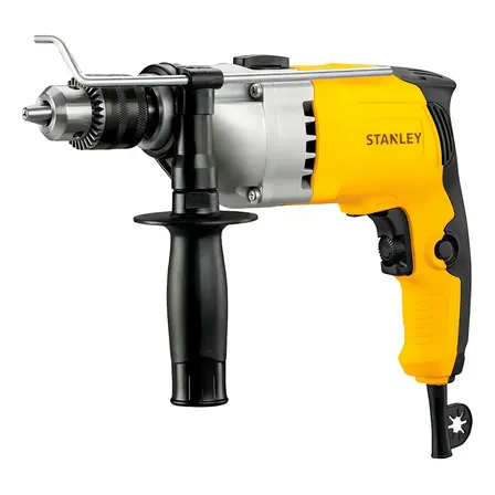 Furadeira De Impacto Stanley Modelo Stdh8013 800w Amarela 127v
