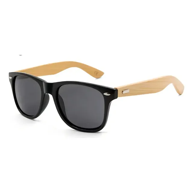 Culos De Sol Masculino Haste De Madeira Bambu Uv 400 Top