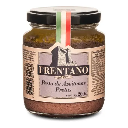 Pesto De Azeitonas Pretas 200g