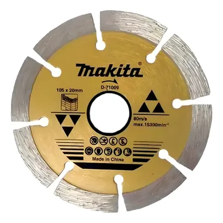 Disco Diamantado Para Concreto 105x20x2x9mm Makita D-71009