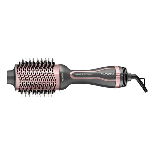 Escova Secadora Keratin, Mondial, 1300w - Es-11-bi Rosa-claro 127/220v