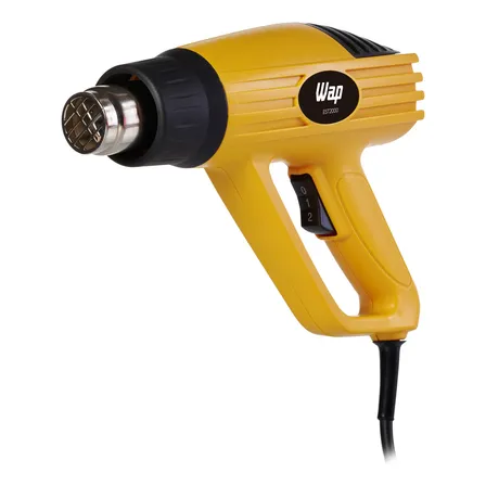 Wap Soprador Térmico Profissional Est2000, Com 2 Níveis De Calor E Fluxo De Ar, Base De Apoio, 1500w Amarelo 127v