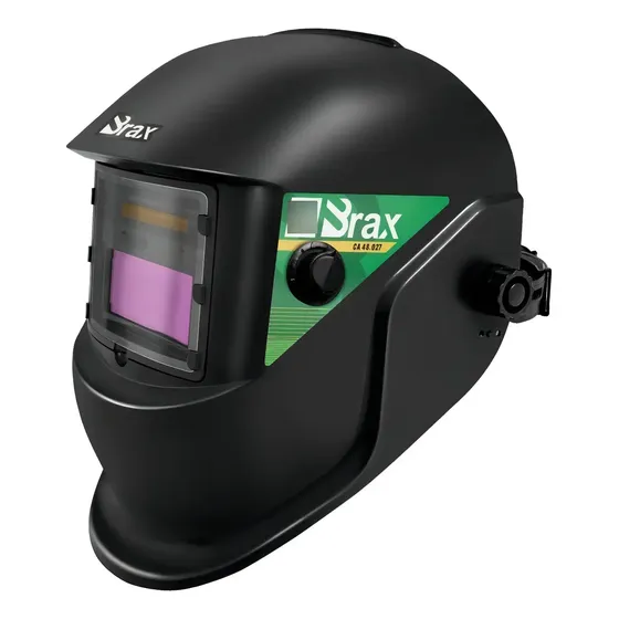 Máscara de Solda Automática Brax com Regulagem Solar TIG MIG MMA