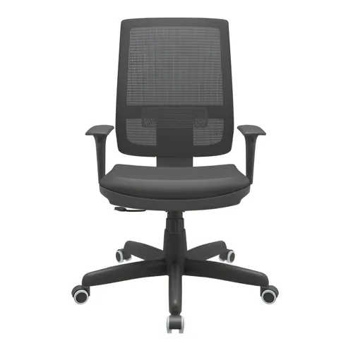 Cadeira Brizza Nr17 Relax Assento Couro Eco Plaxmetal Pto