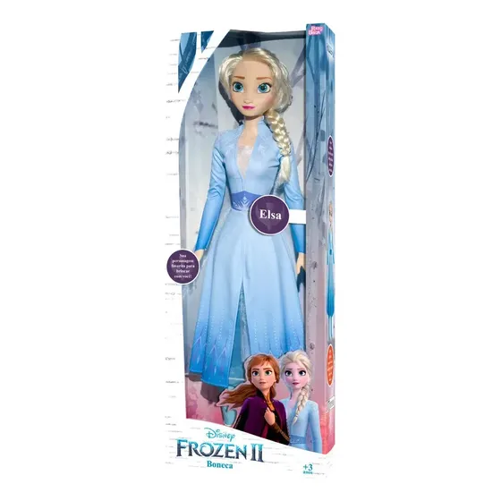 Boneca Baby Brink 2006 Princesa Disney Elsa Frozen ll Size 82 feita em vinil e plastico