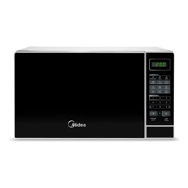 Micro-ondas Mras21 20l Branco Porta Preta Minuto Fácil Midea 127v