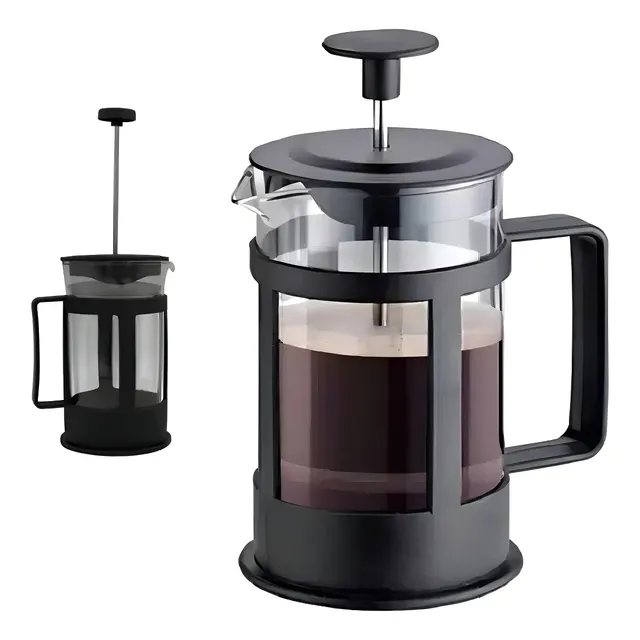 Prensa Francesa Home Vidro Preto 350ml