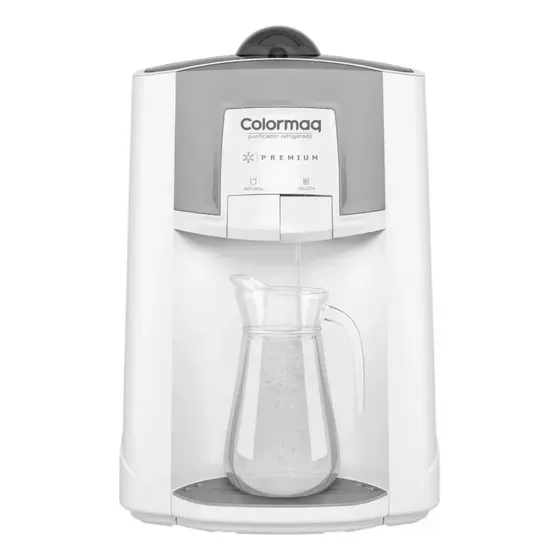 Purificador de Água Colormaq Premium Compressor Cor Branco Purpr