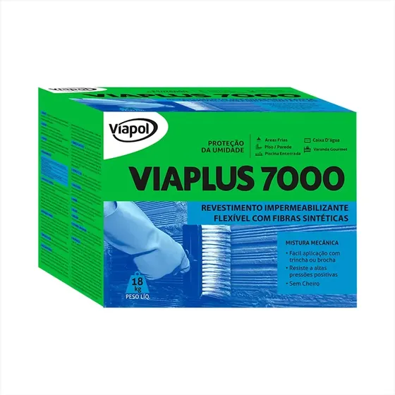 Viaplus 7000 Revestimento Impermeavel Contra Umidade