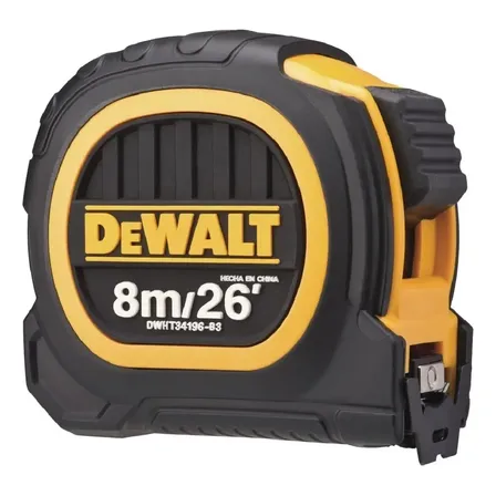 Trena Emborrachada Dewalt 8 Metros Com Ímã Dwht34196l