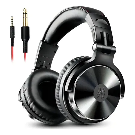 Headset Over-ear Gamer OneOdio Pro-10 Preto Con Conector P2 e P10
