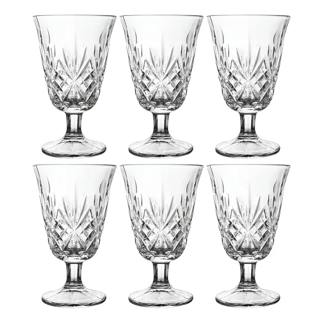 Conjunto De 6 Taças Para Água 250ml Dublin 7069 Lyor Transparente