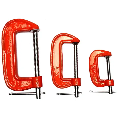 Kit Grampo C Fortg Pro 3 Peças 1 2 3 Polegadas Ferro Fundido Marcenaria