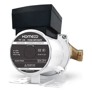 Bomba Circuladora Komeco Tp 120 G1 Bronze 60hz 350w 220v