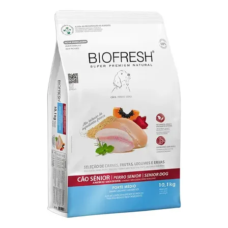 Ração Seca Biofresh Senior Cães Médios 10,1kg