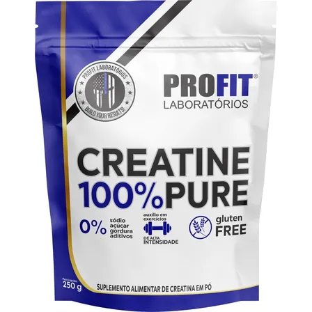 Suplemento En Pó Profit Laboratórios Suplementos Creatina Sabor Natural X 250g