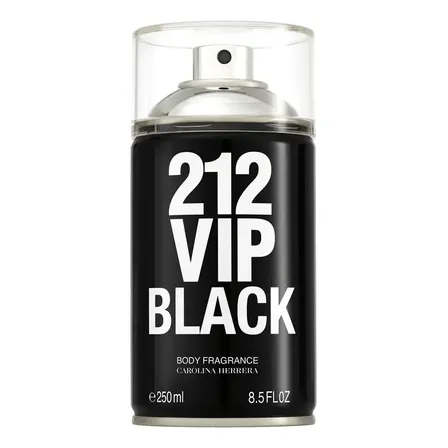Body Spray Carolina Herrera 212 Vip Black Masculino 250 Ml