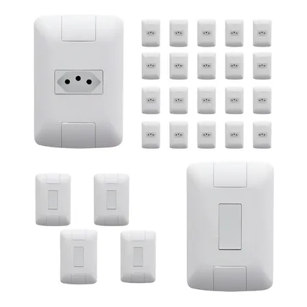 Tramontina Aria Kit 20 Tomadas 5 Interruptor Cor Branco
