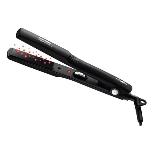 Prancha Alisadora Tourmaline Ceramic, Mondial, 30w - P-15 Preto