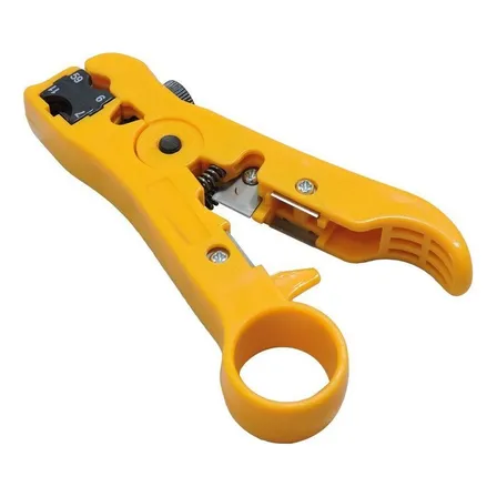 Alicate Decapador De Cabos Universal Pier Telecom Ht-310 Amarelo
