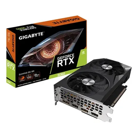 Placa De Vídeo Geforce Rtx3060 Gaming Oc 8gb Gdr6 Nnet Nx