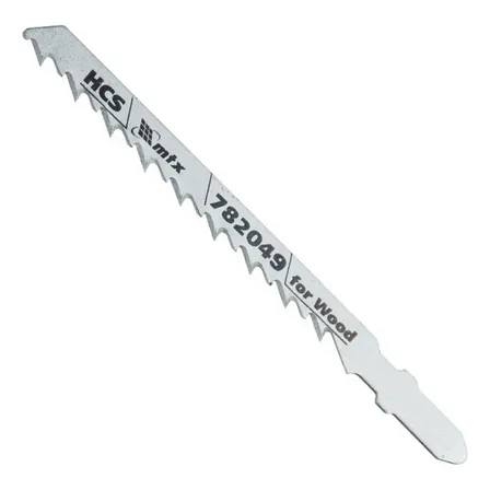 Kit de Lâminas para Serra Tico Tico Universal de Aço Carbono para Madeira MTX (3 Peças)