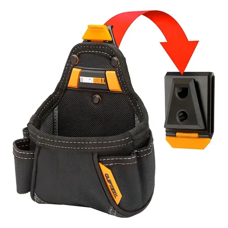 Bolsa Coldre Com 5 Posições Multiuso Tb-ct-25 Toughbuilt Cor Preto