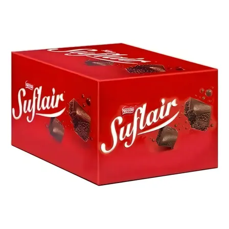 Chocolate Suflair Nestlé 50g - Caixa Fechada Com 20 Unidades