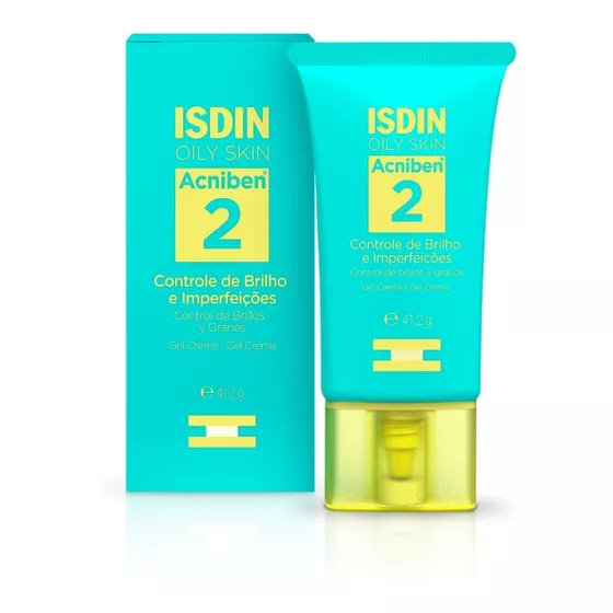 ISDIN Acniben Gel Creme Hidratante Facial Controle de Brilho e Imperfeições - 41,2g