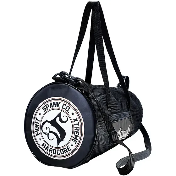 Bolsa Mala Mochila Grande Muay Thai /boxe/ Kickboxing Spank Preto Liso