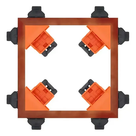 Grampo Angular Epm Tools Com Aperto Rápido Para Marcenaria 90 Graus Kit 4pçs