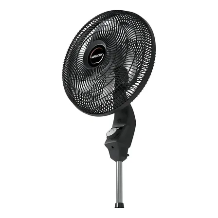 Ventilador Mallory Coluna Éolo 40cm Cor Da Estrutura Preto Cor Das Pás Grafite Diâmetro 40 Cm 6 Pás 127v Plástico