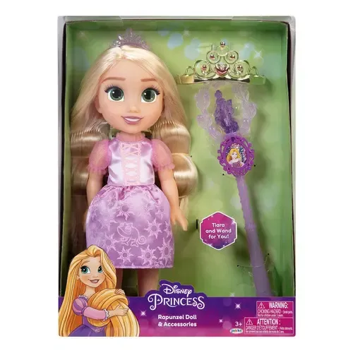 Boneca Princesas Disney Rapunzel C/ Varinha Multikids Br1928