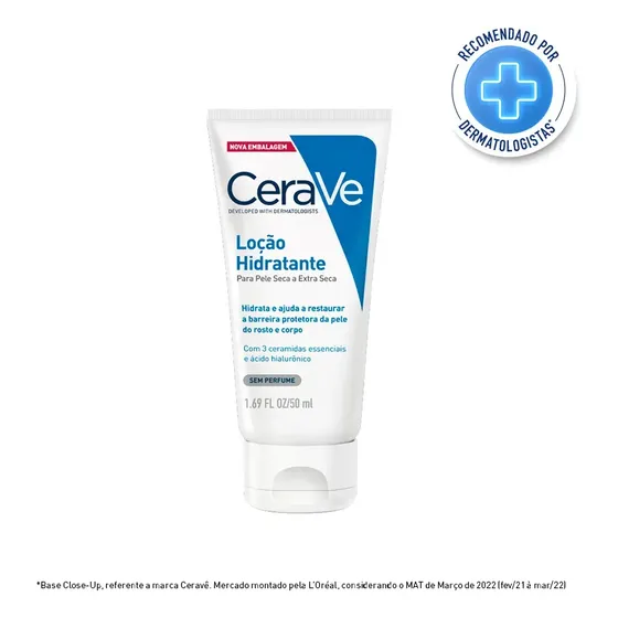 Loção Hidratante Para Pele Seca A Extra Seca 50ml Cerave