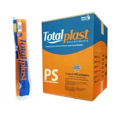 Copo 180ml transparente - Totalplast