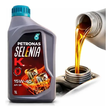 Óleo 15w40 Motor Petronas Selenia K 15w40 Api Sp Semi-sintético 1 Litro
