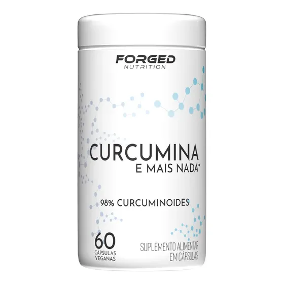 Curcumina 130mg 60 Vegan Caps - Forged Nutrition Sem Sabor