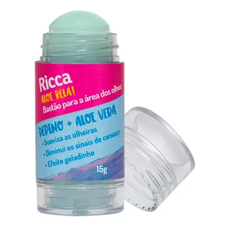 Bastao Para Area Dos Olhos Ricca Belliz Aloe Bela 15g Tipo De Pele Todo Tipo De Pele