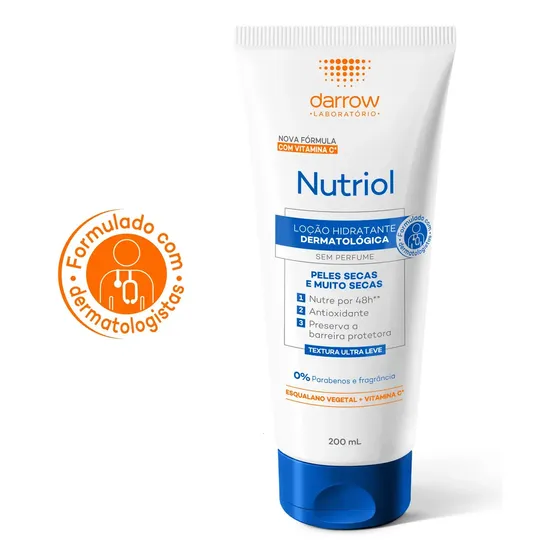 Darrow Nutriol Loção Hidratante Dermatológica 200ml